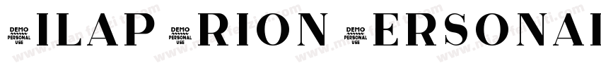 Zilap Orion Personal字体转换